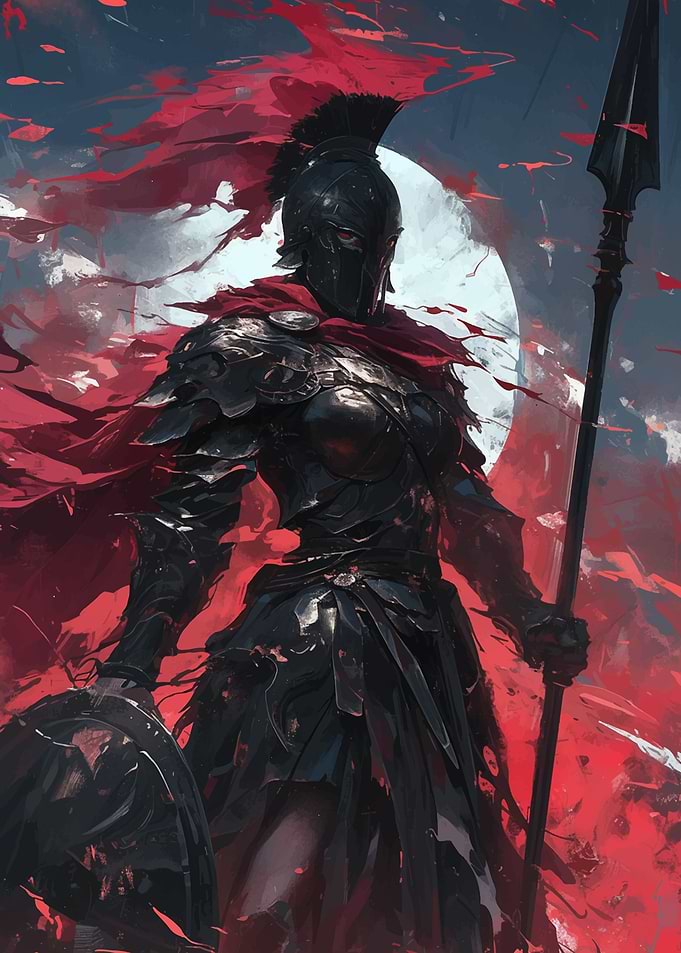 Crimson Moon Spartan