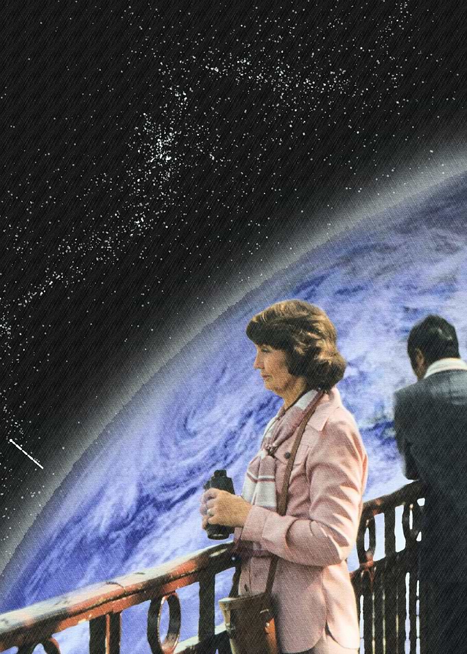 look at the earth