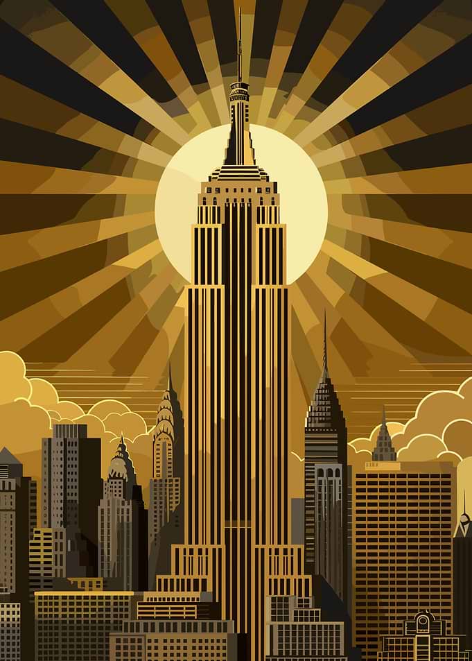 Empire State Building Art