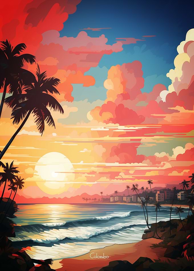Colombo Oil painting