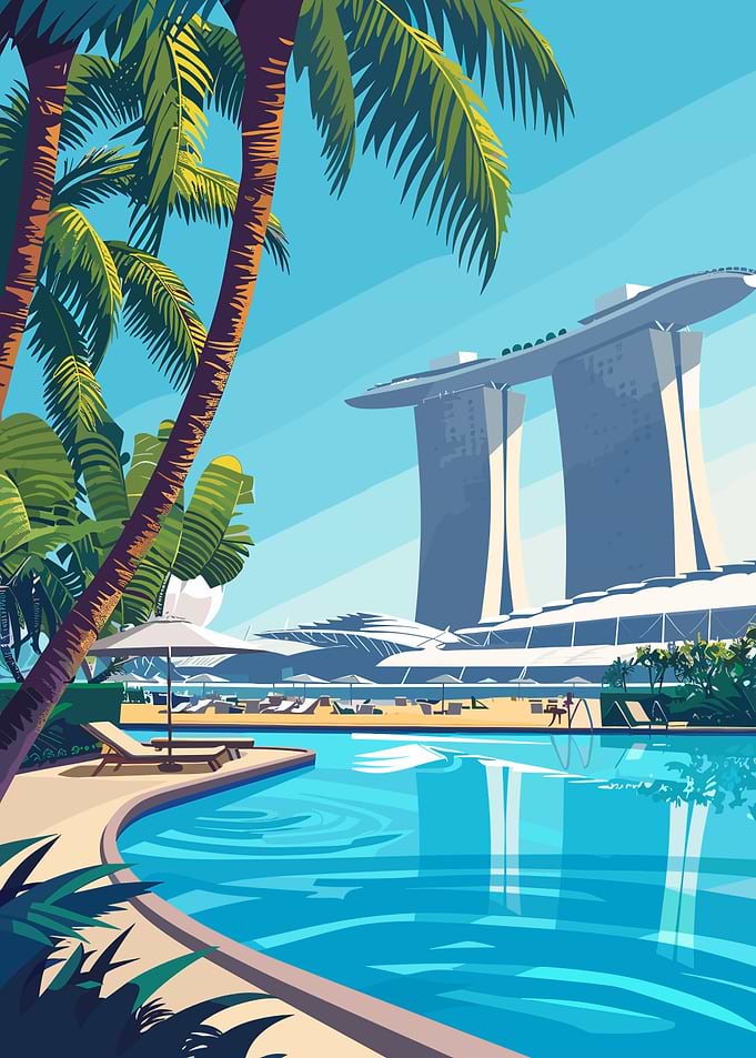 Singapore Illustration