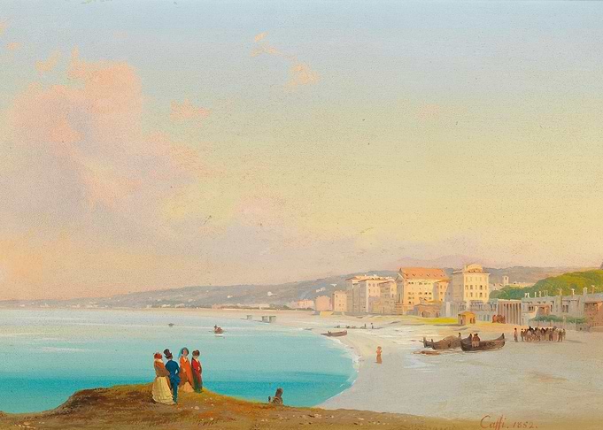 Ippolito Caffi Nice 1852