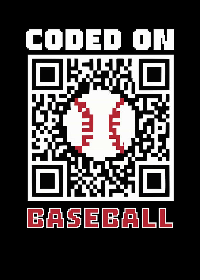 QR Coded On Baseball