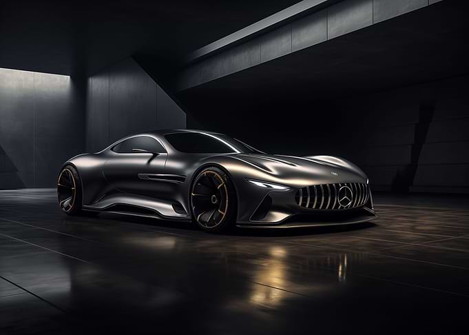Futuristic Fast Mercedes