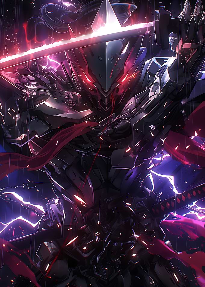 Metallic Samurai Warrior