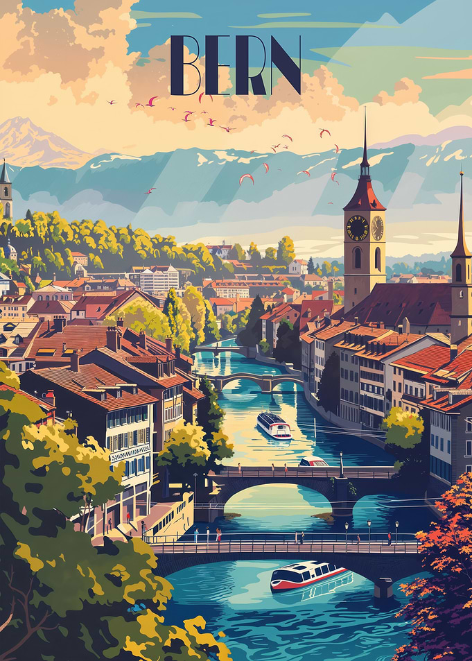 Serene Bern Cityscape