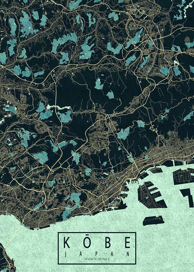 Kobe Map Map Summer