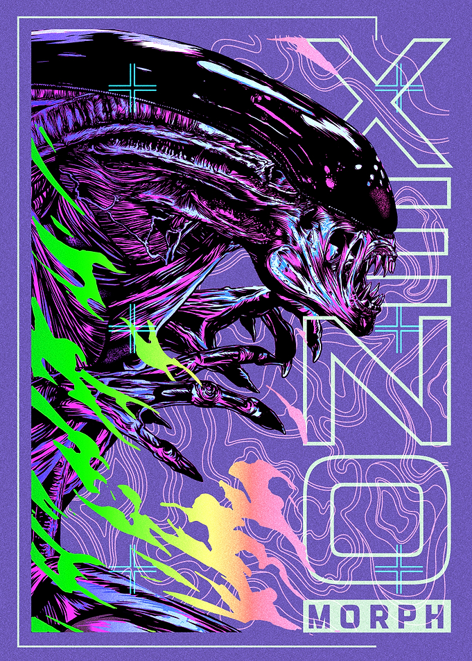 Xeno Purple Comic