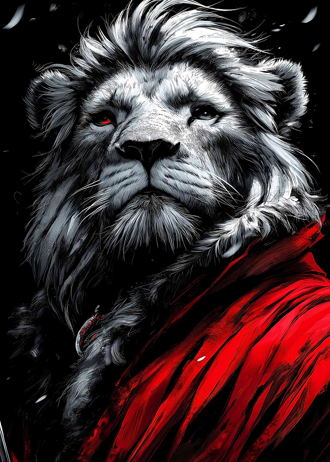 Lion Crimson Warrior