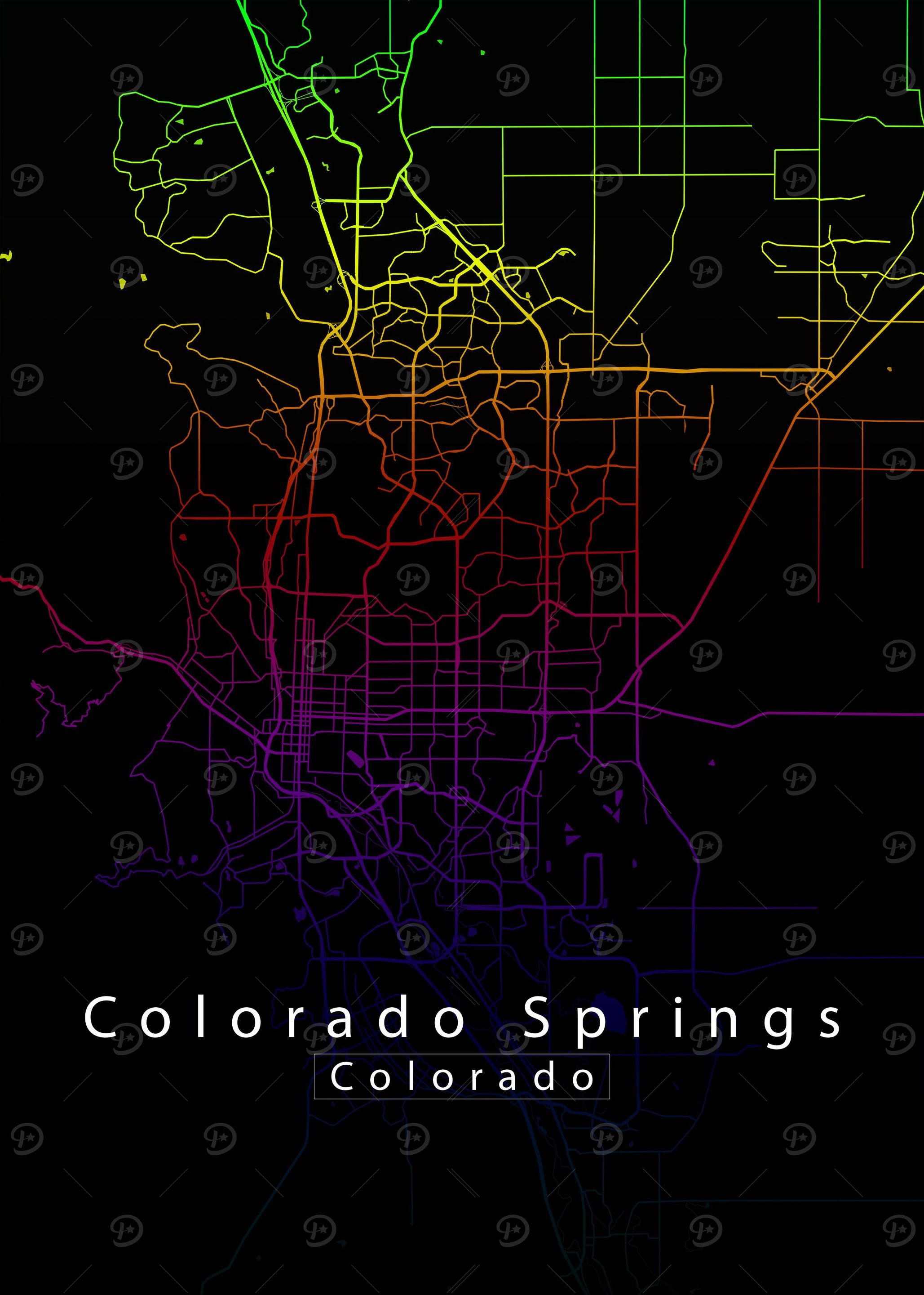 Colorado Springs City Map