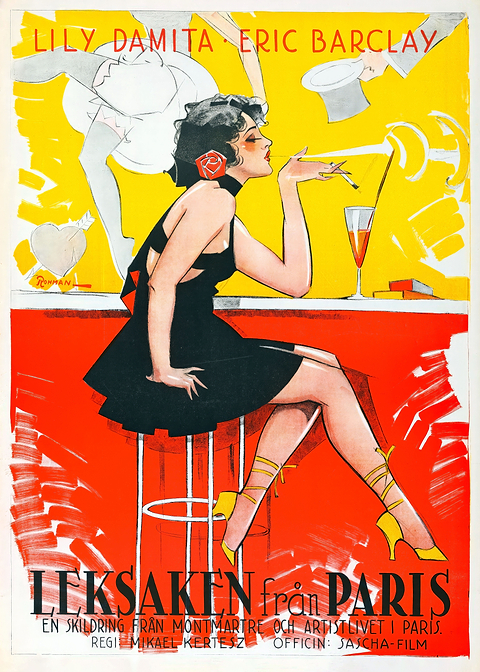 Toys from Paris — classic movie poster on metal