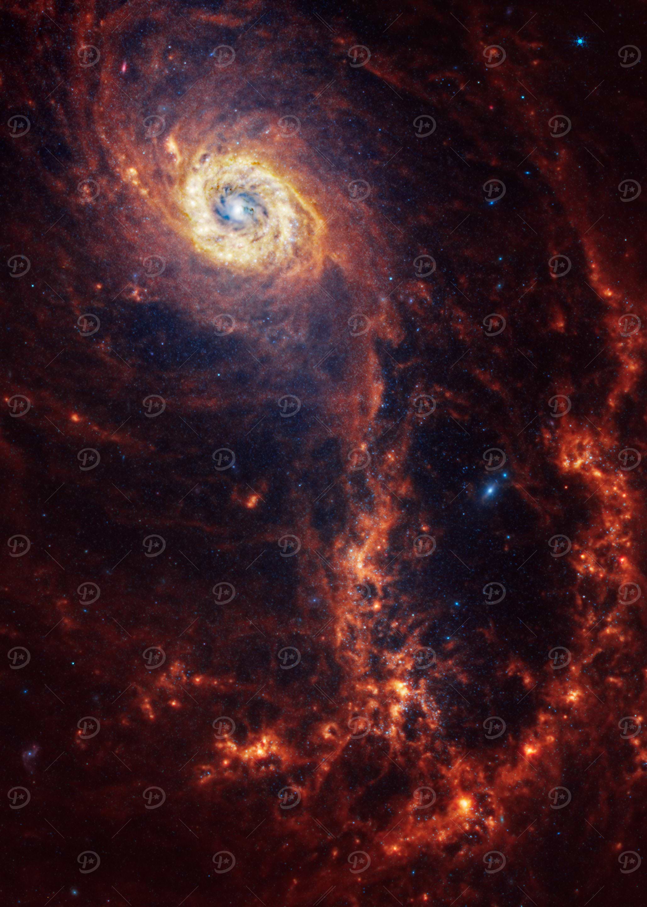 Spiral Galaxy NGC 1672
