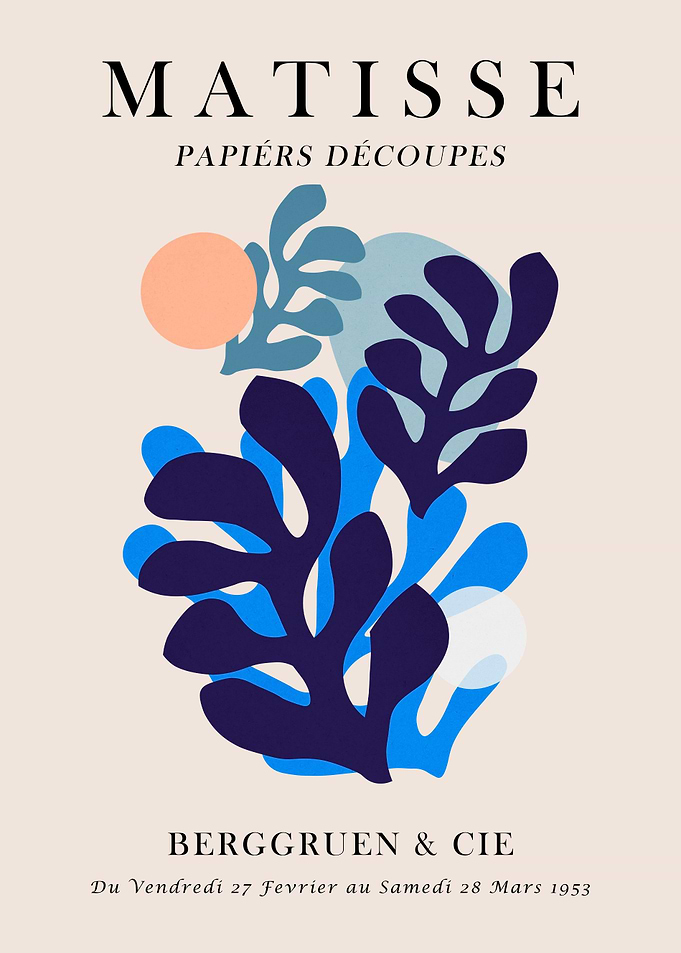 Matisse floral poster