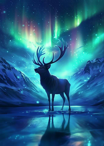 majestic deer