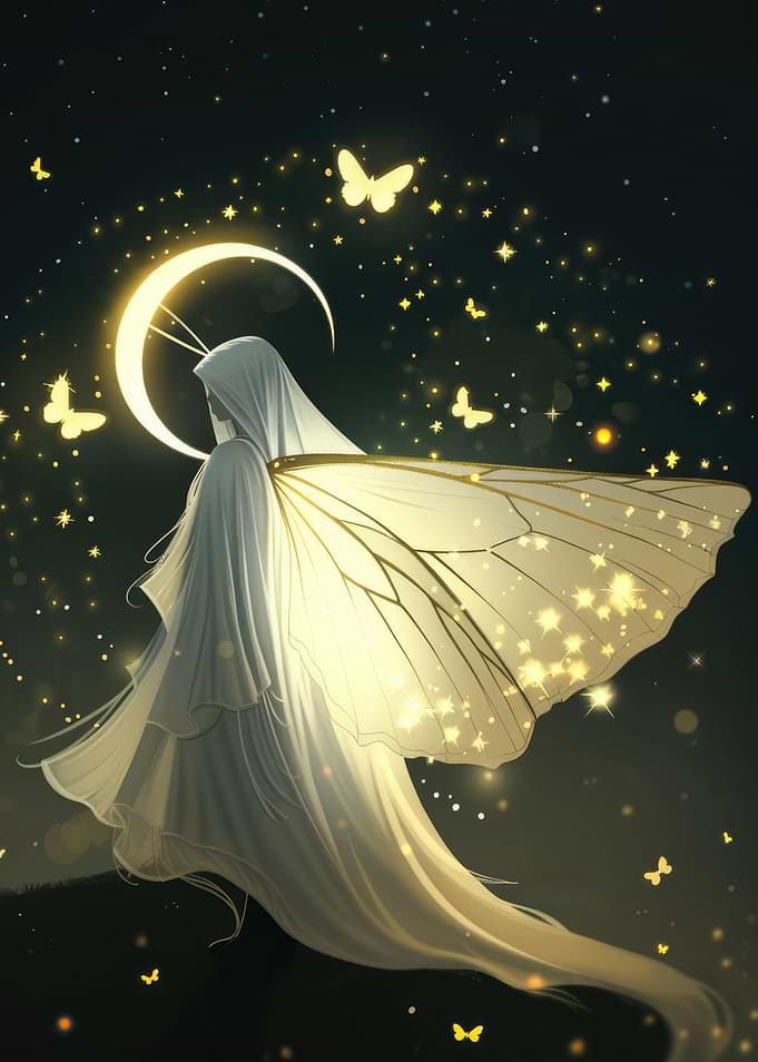 Ethereal Luna Moth
