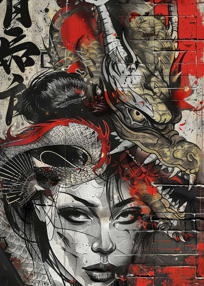 Dragon Geisha Samurai