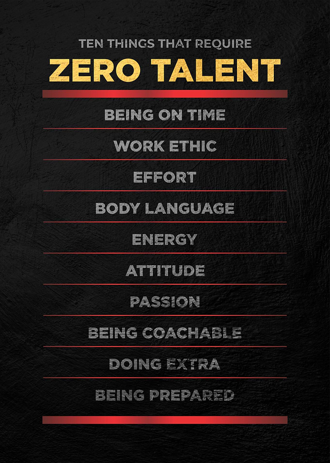 zero talent