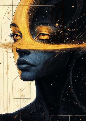Ethereal Cosmic Woman