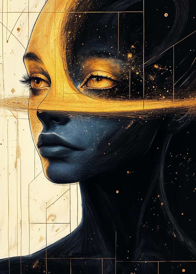 Ethereal Cosmic Woman