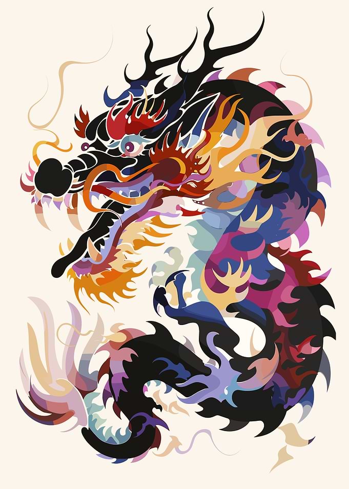 Dragon Retro Japanese