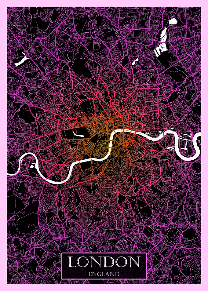 London England Road Map