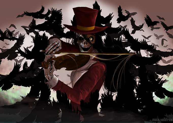 Devil Skeleton Violinist