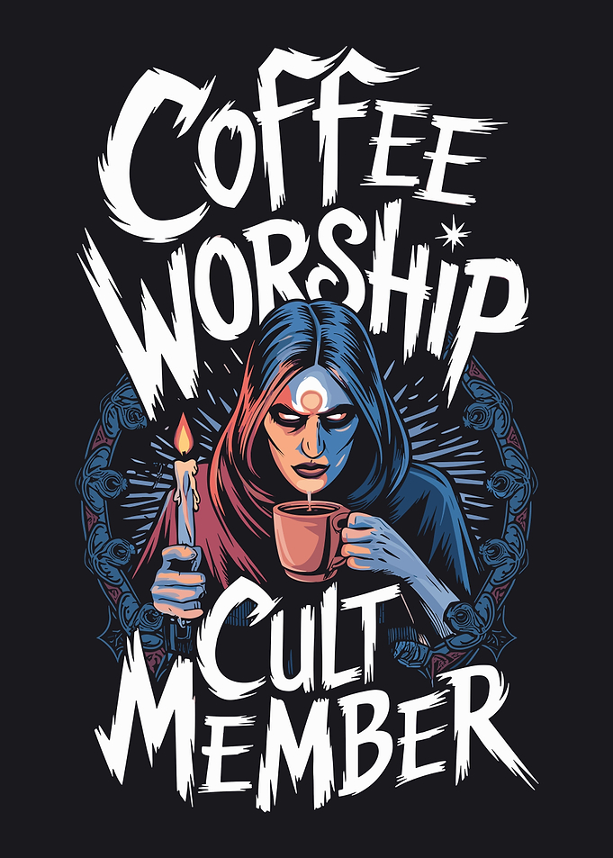 Coffee Worship Cult Member