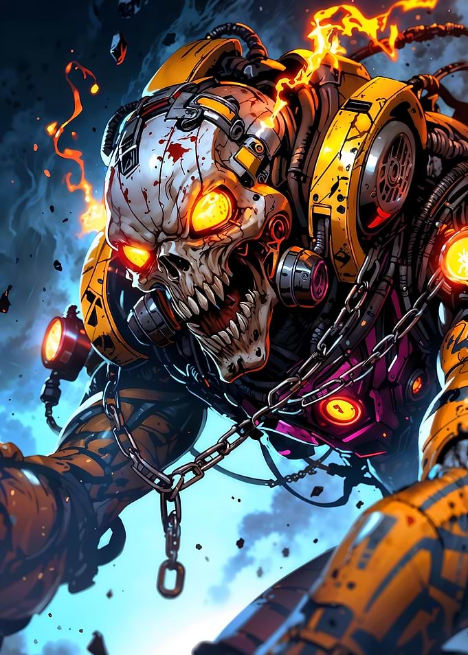 Cyberpunk Brute Cyborg