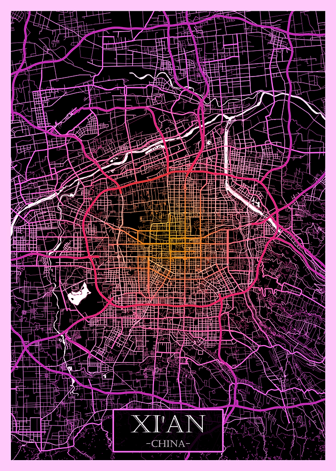 XiAn China Road Map