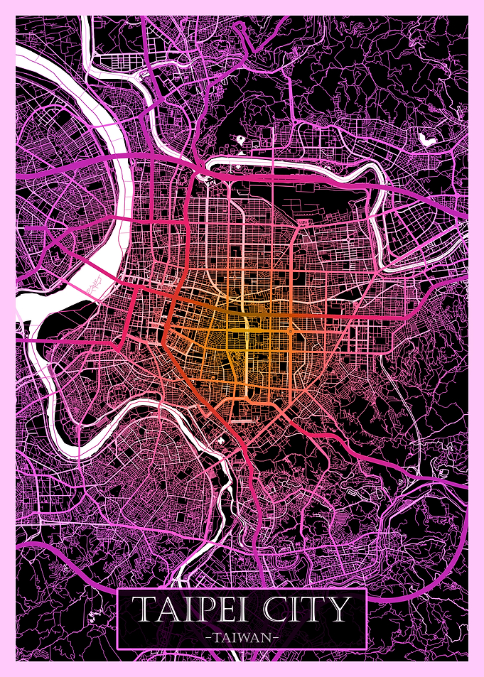 Taipei City Taiwan Map