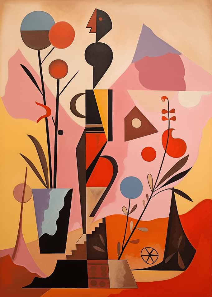 Vivid surreal abstraction