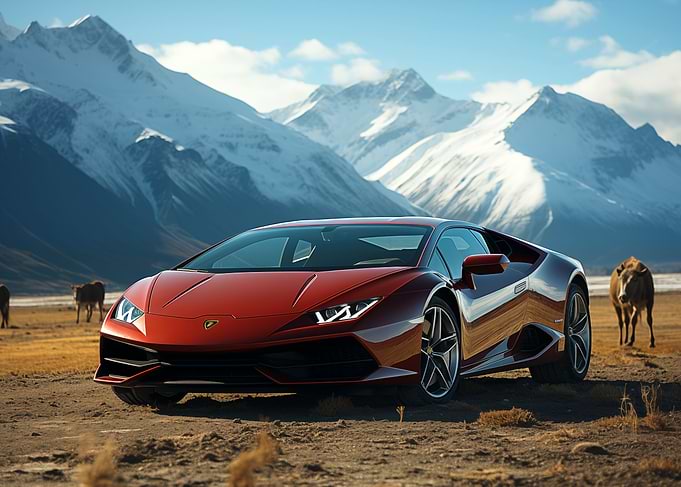 Lamborghini Huracan art