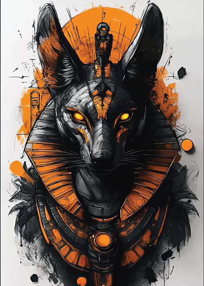 ANUBIS MYTHOLOGY POSTER