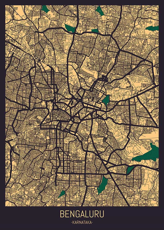 Bengaluru Karnataka Map