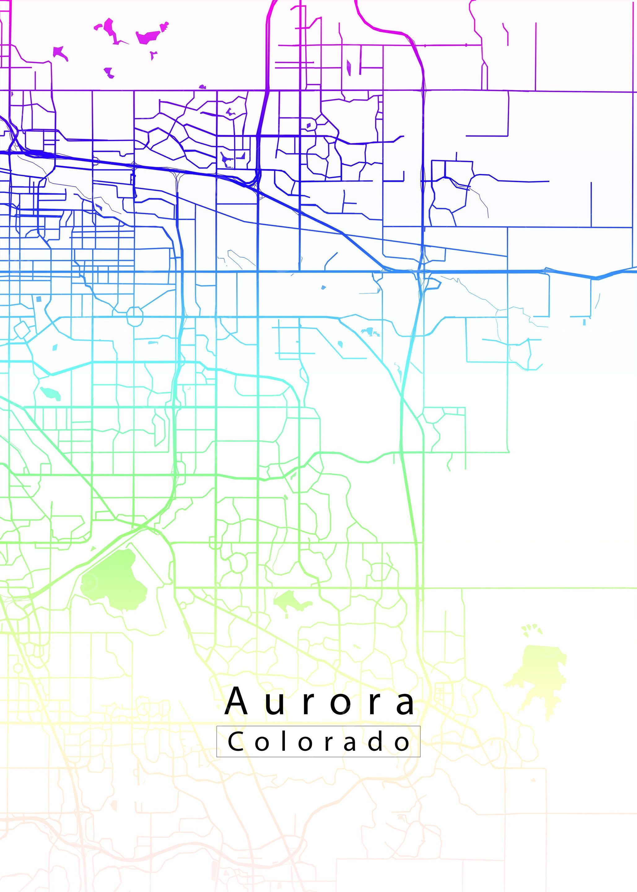 Aurora Colorado City Map