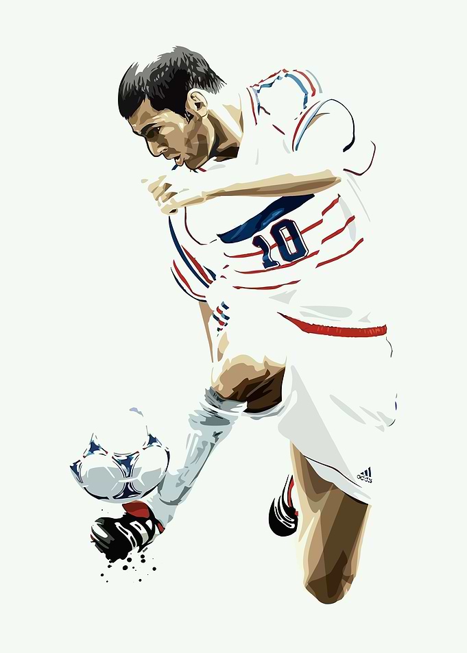 the legend Zizou