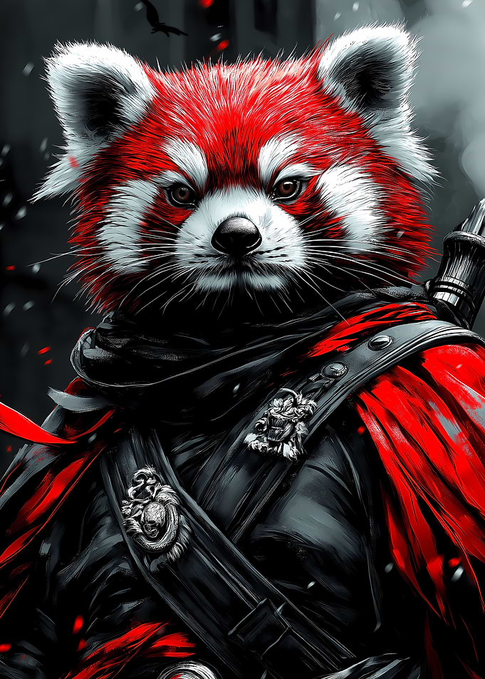 Red Panda Warrior