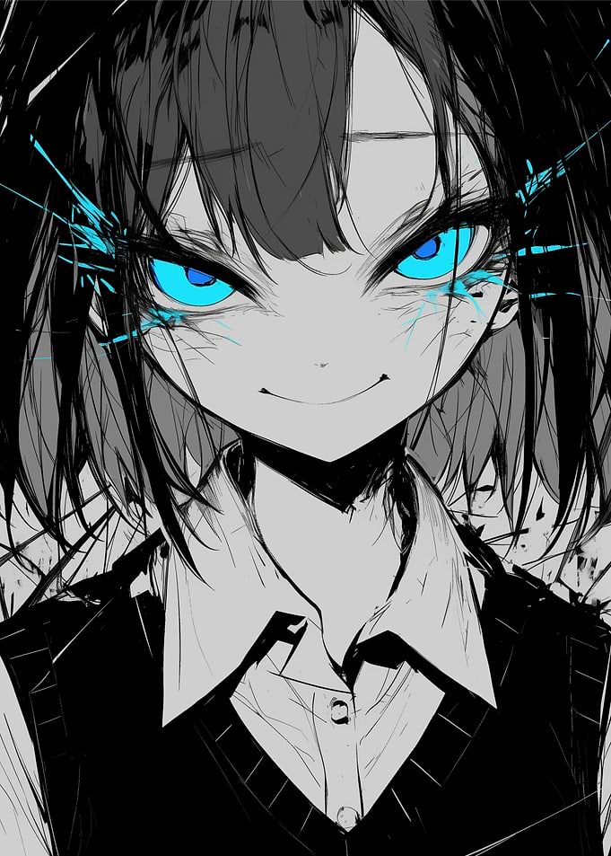 Blue Eye Glow