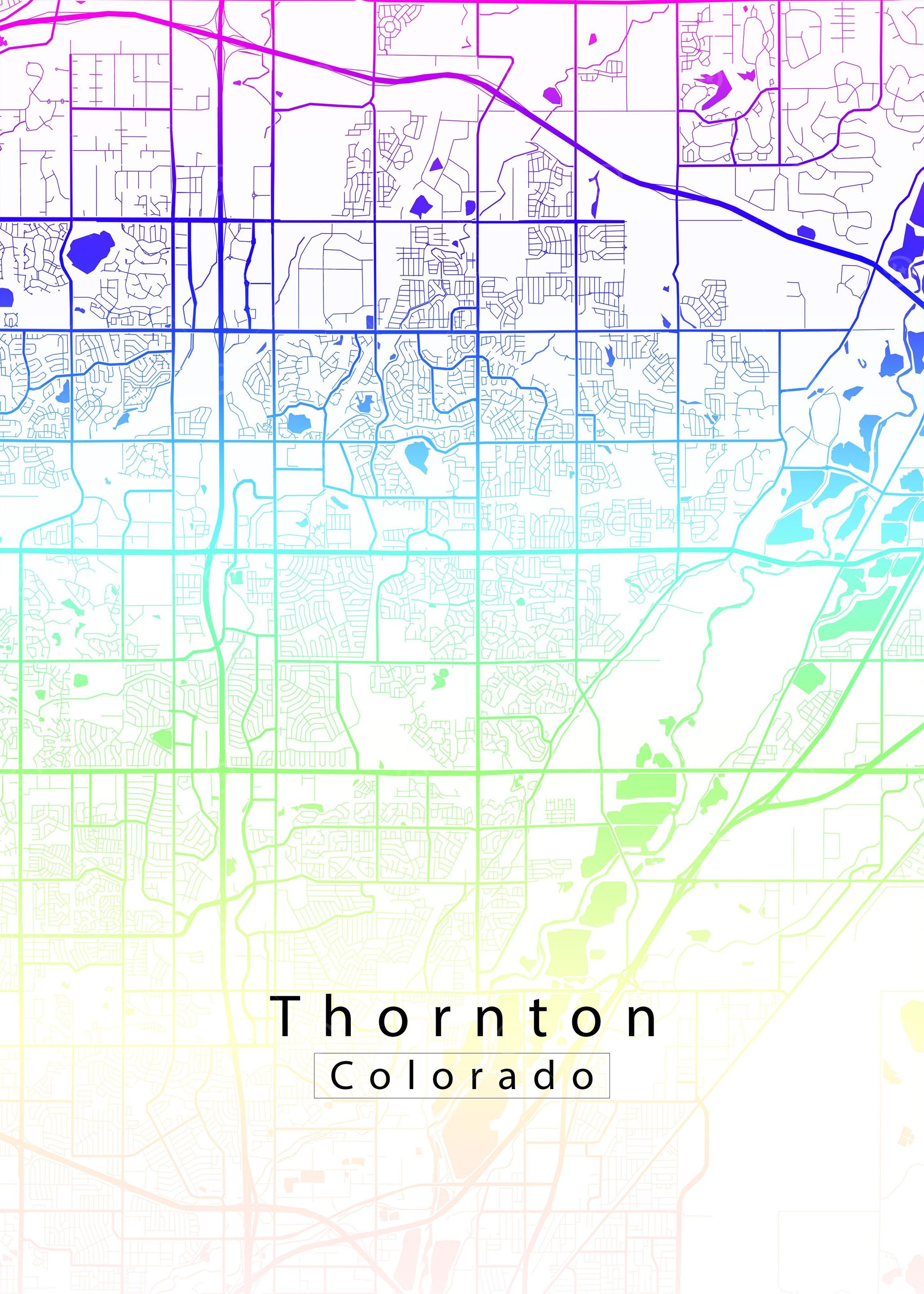 Thornton Colorado City Map