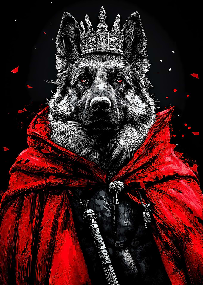 German Shepherd Warrior