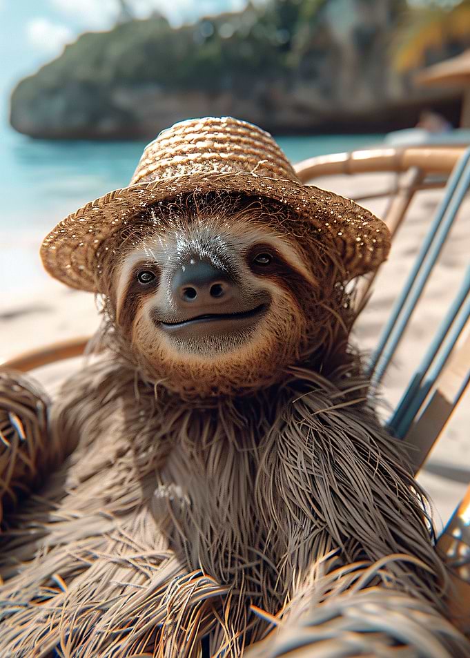 Lazy at the beach