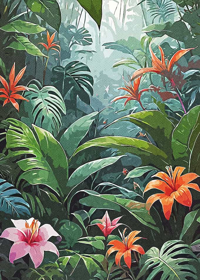 Rain Forest Flower