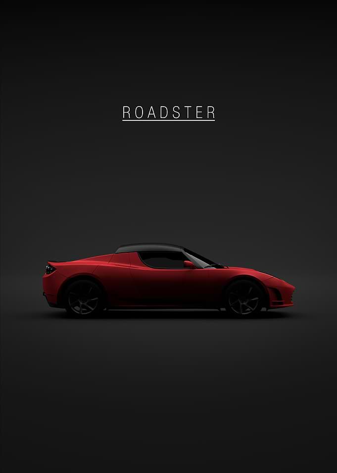2011 Tesla Roadster Red