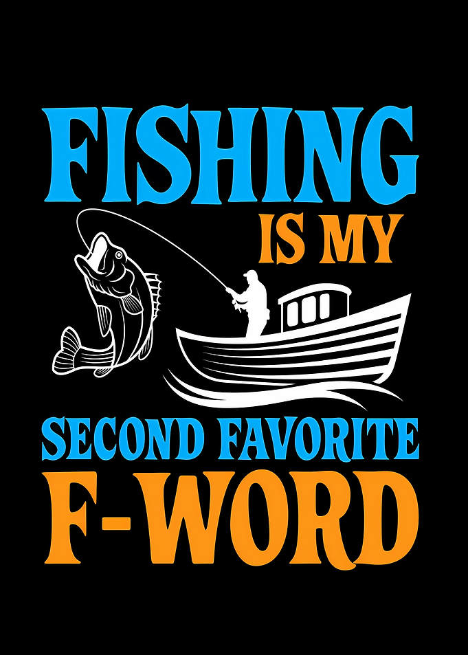 funny fishing art