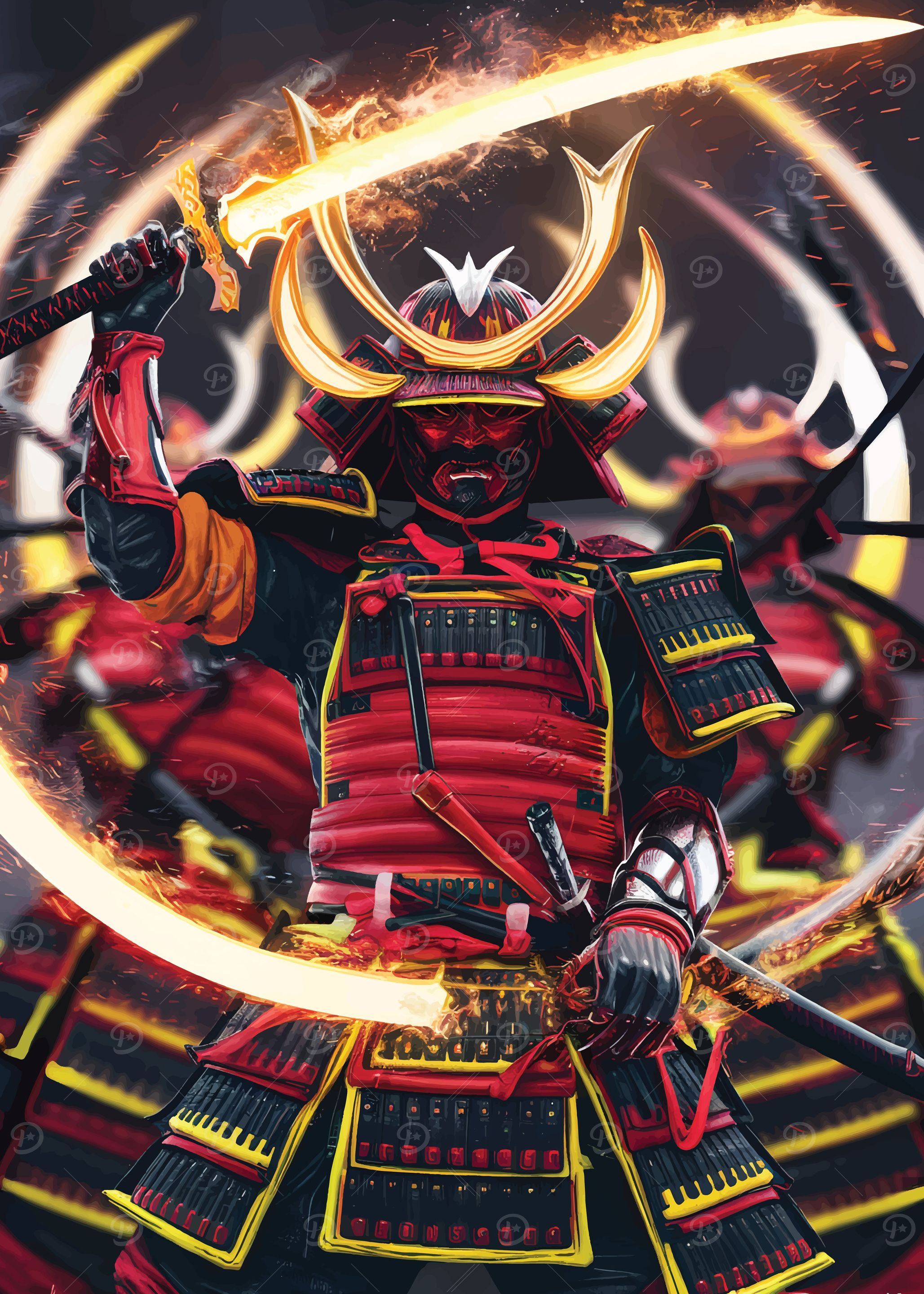 Red Ghost samurai