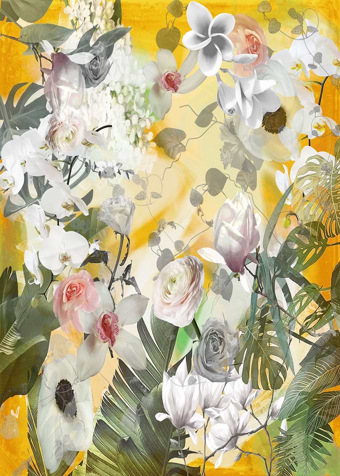 Floral collage