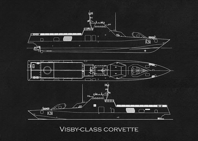Visby class corvette