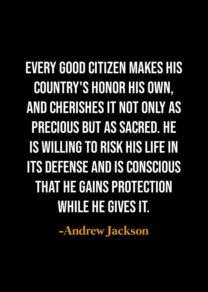 Andrew Jackson quotes