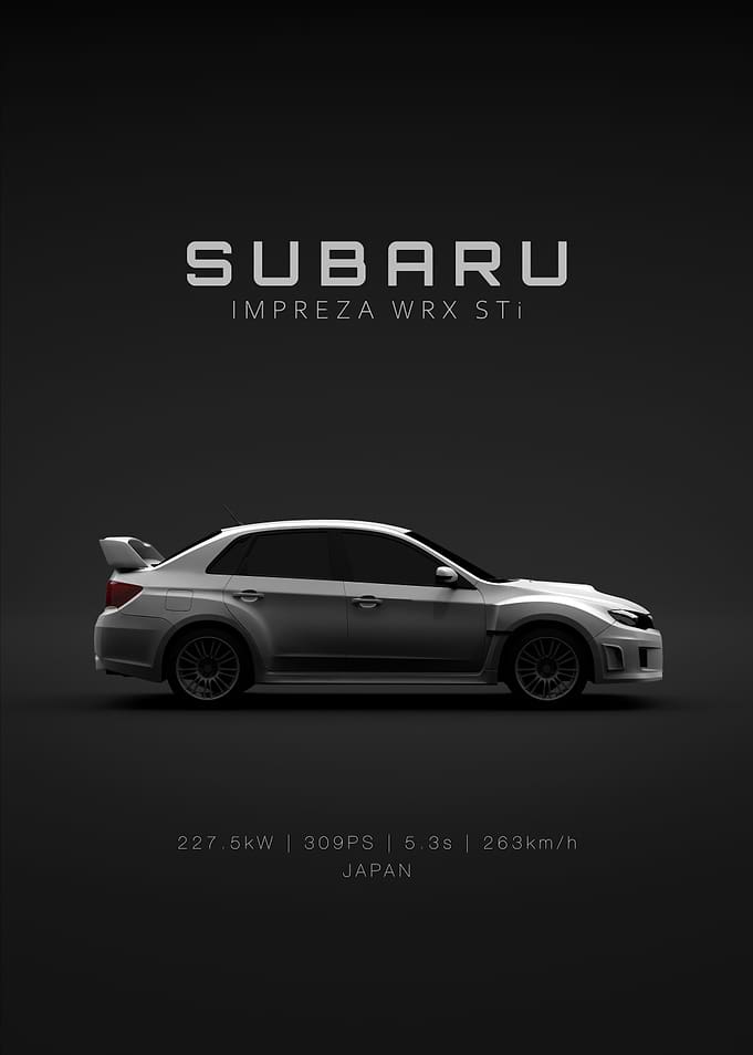 Impreza WRX STi White Spec