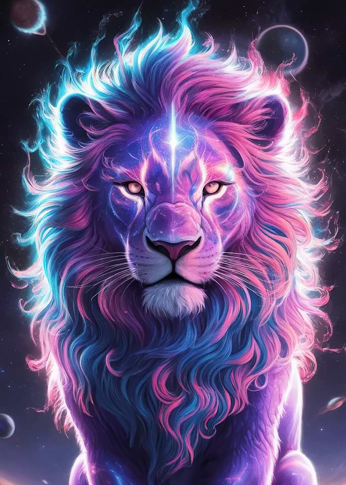 Galaxy Lion Animal